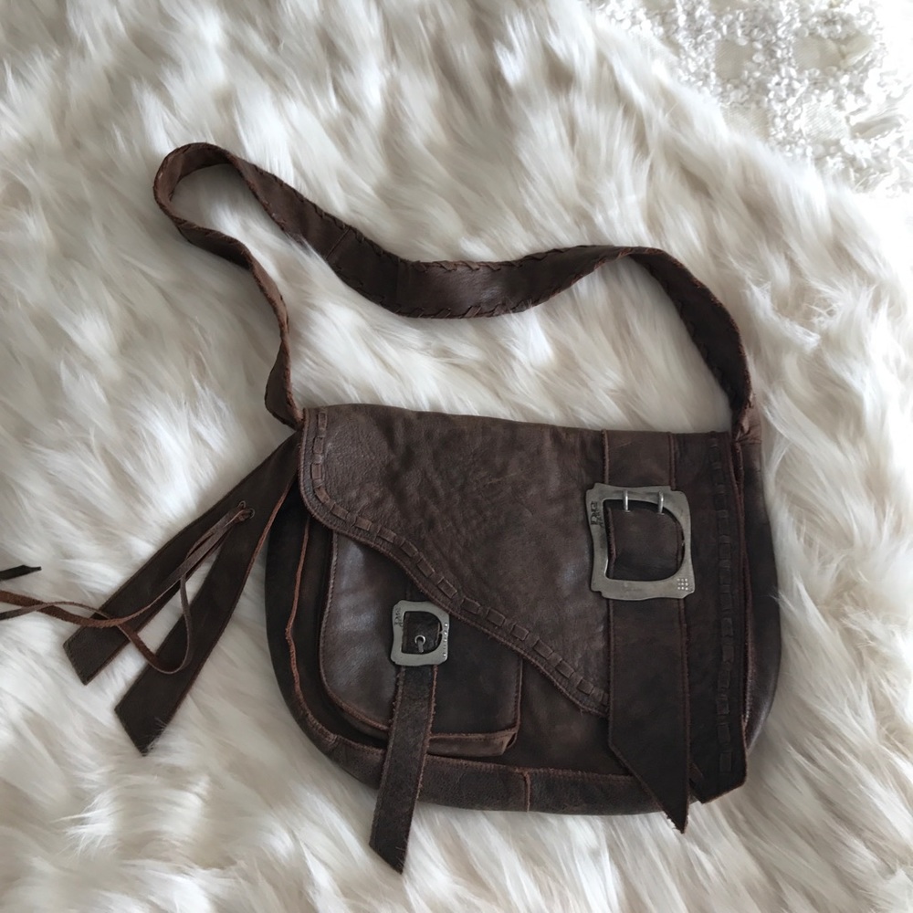 100% Leather Cross Body Bag